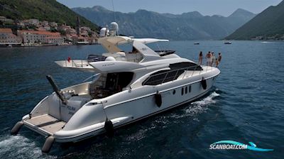 Azimut 62 Evolution Motorboten 2005, met Caterpillar C18 1015Hp x2 motor, Montenegro