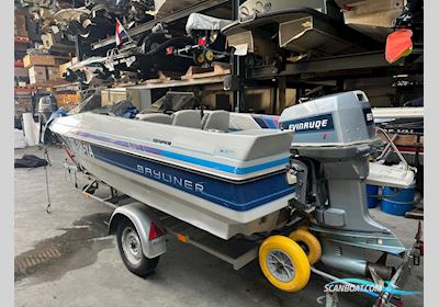 Bayliner  Capri 1500 Bowrider Motorboten 1989, met Evinrude motor, The Netherlands