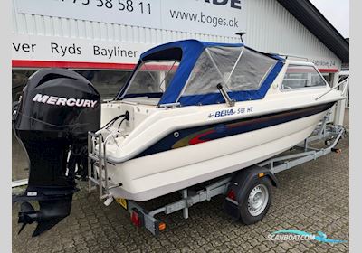 Bella 561 HT med 115 hk Mercury-EFI 4 takt og 1500 kg bådtrailer - Anvisningssalg Motorboten 2007, met Mercury motor, Denemarken