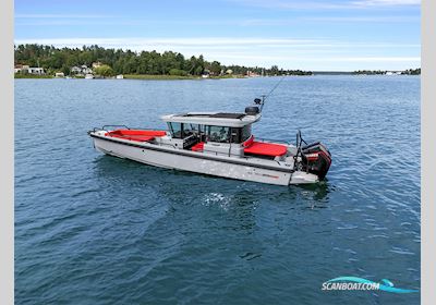 Brabus Axopar 28 MKII Shadow 500 Cabin Motorboten 2020, met Mercury motor, Sweden