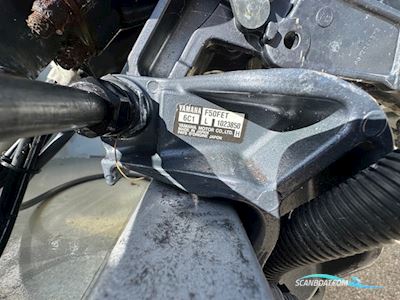 Buster M styrepultbåd med Yamaha 50 HK – Aluminiumsbåd til fiskeri, fritid og vandsport (2005) Motorboten 2005, met Yamaha motor, Denemarken