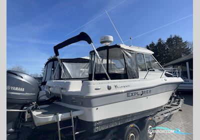 Campion Explorer 682b SC HT Motorboten 2009, met Yamaha F115Aetx motor, Denemarken