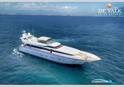 Cantieri Di Pisa Akhir 110 Motorboten 2000, met Mtu motor, Italië