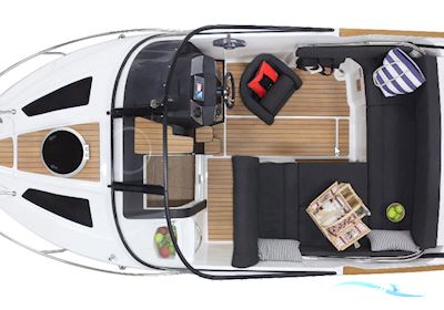 Coaster 600 DC Motorboten 2024, met Yamaha F100LB motor, Denemarken