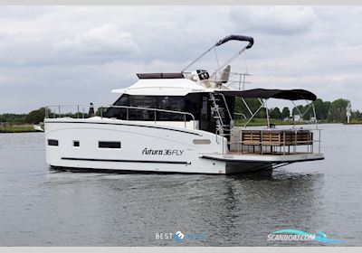 Cobra Yachts Futura 36 Premium Fly Motorboten 2023, met Yanmar Maakt Betrouwbare en Zuinige Scheepsdieselmotoren Voor Zowel Pleziervaart Als Commerciële Schepen. Ze Staan Bekend om Hun Duurzaamheid, Wereld motor, The Netherlands