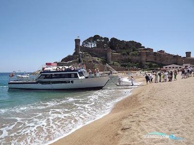 Commercial Passengers Motor Boat Motorboten 1976, met Valuint motor, Spain