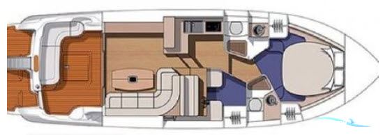 Cranchi Atlantique 40 Motorboten 2000, met Volvo Penta TAMD motor, Denemarken