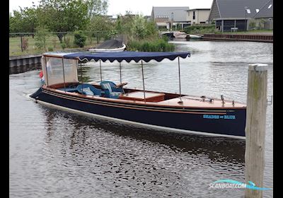 Custom Notarisboot Thames Beavertail 9.65 Motorboten 1992, met Volvo Penta motor, The Netherlands