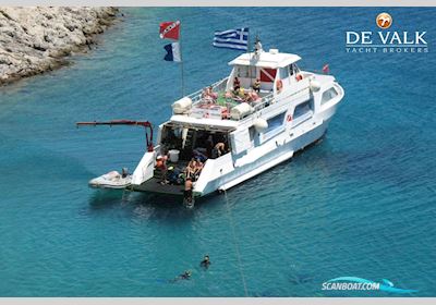 Day Passengers Ship Diving Boat 24 M Motorboten 1980, met Daewoo motor, Griekenland