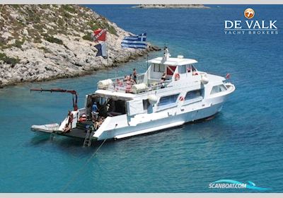 Day Passengers Ship Diving Boat 24 M Motorboten 1980, met Daewoo motor, Griekenland