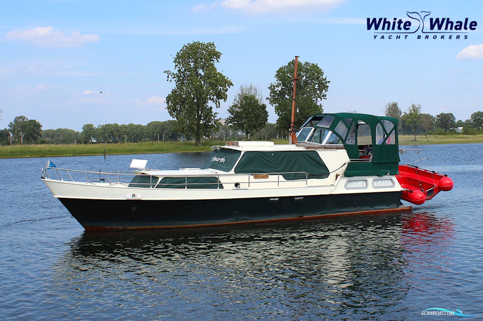 De Ruiter Kruiser 11.50 AK Motorboten 1974, met Daf motor, The Netherlands