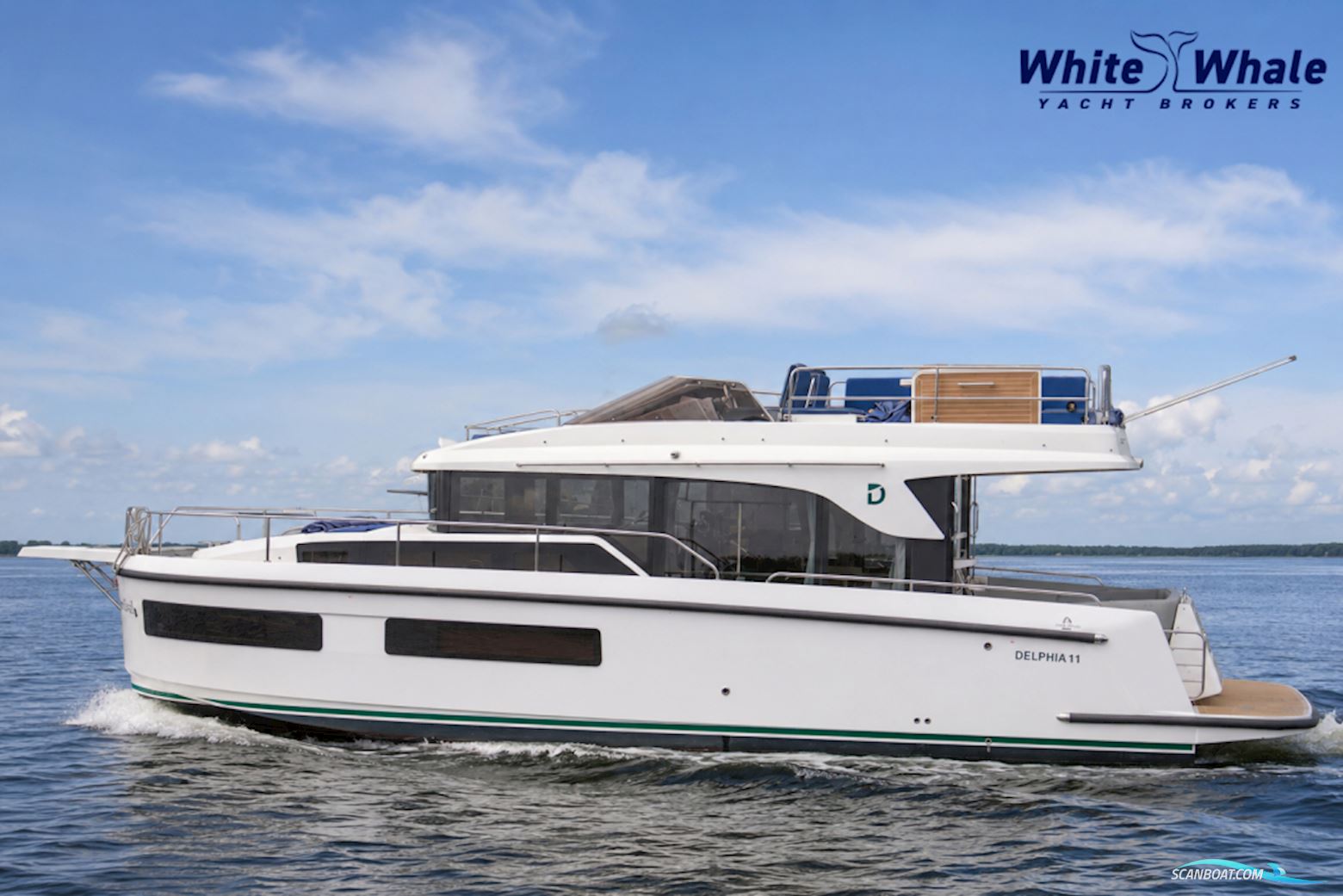 Delphia 11 Flylounge Motorboten 2022, met Yanmar motor, United Kingdom
