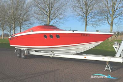 Donzi 30 "Black Widow" Motorboten 1989, met Mercruiser motor, The Netherlands