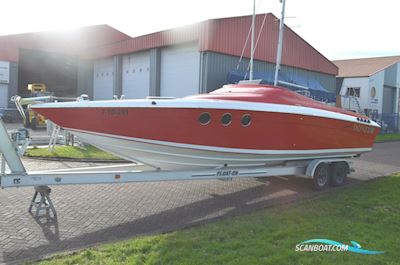 Donzi 30 "Black Widow" Motorboten 1989, met Mercruiser motor, The Netherlands