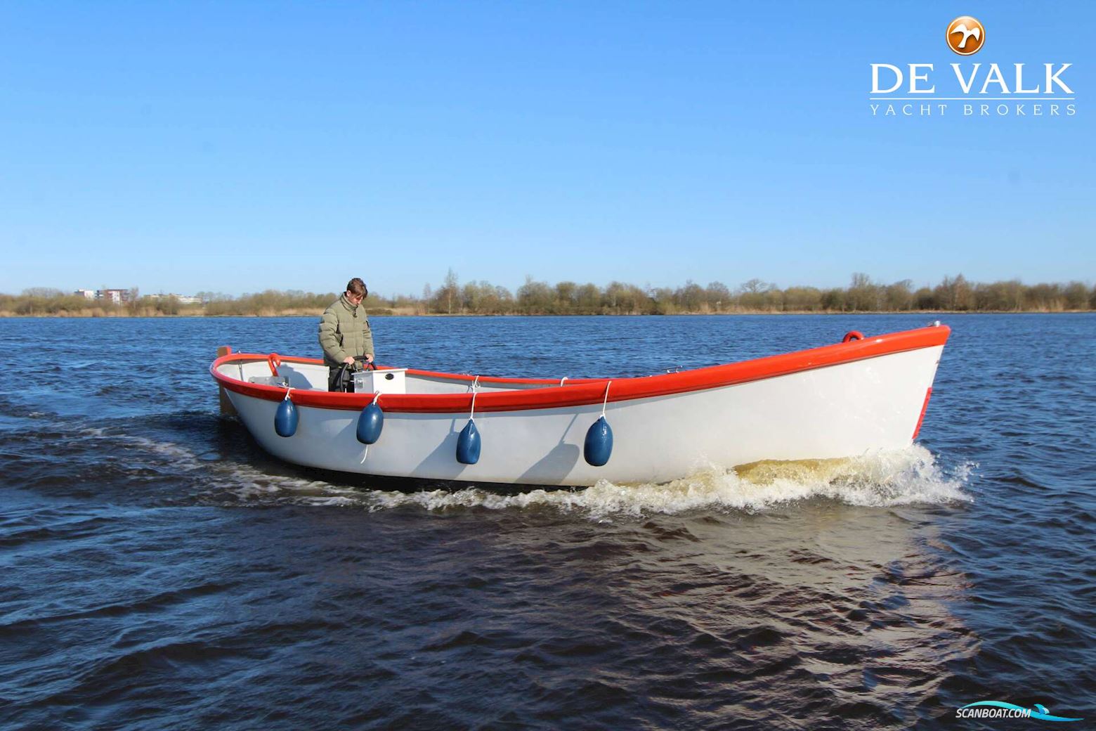 E-Sloep 800 Motorboten 1983, met Waterworld motor, The Netherlands