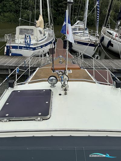 Eigenbau Reinke Tourina 10m Motorboten 1983, met Mercedes OM 616 motor, Duitsland