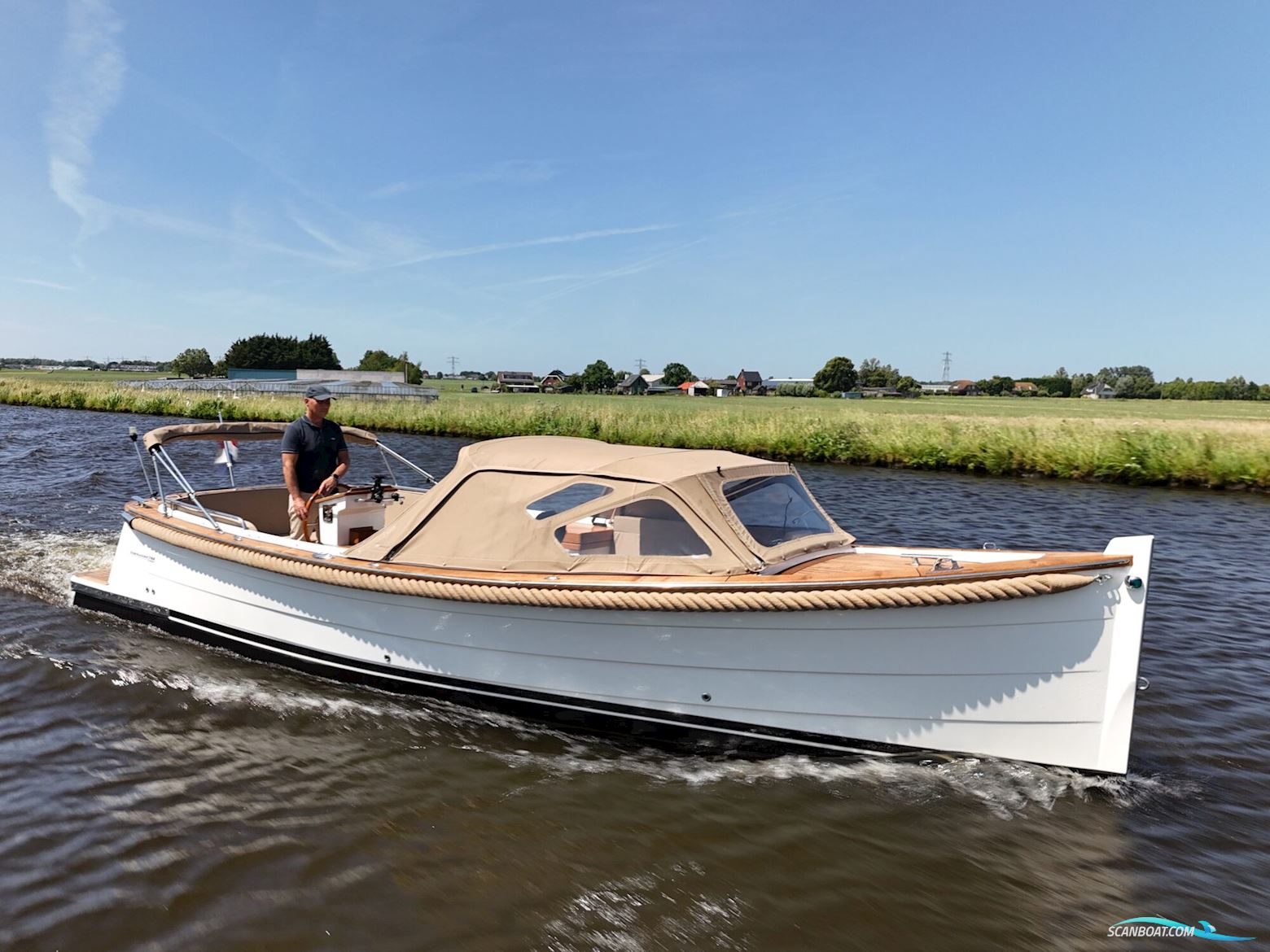 Enkhuizen Sloep 744 Open Motorboten 2013, met Vetus motor, The Netherlands
