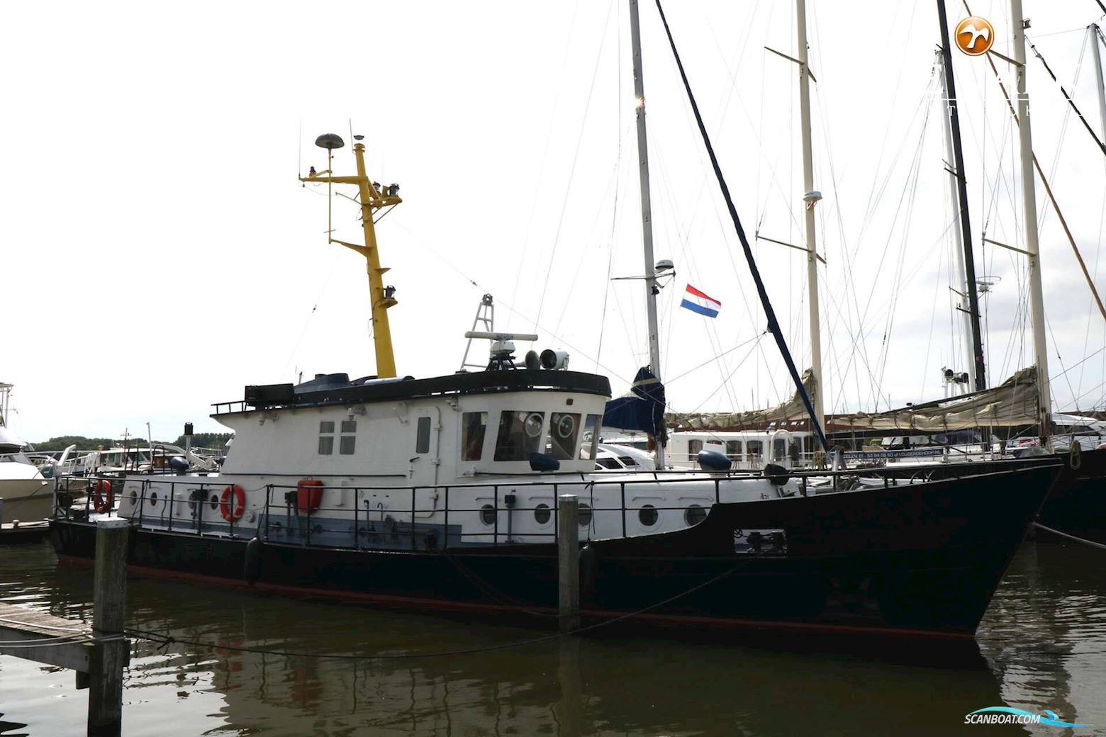 Ex Research Vessel M.Y. Motorboten 1979, met Wola motor, The Netherlands