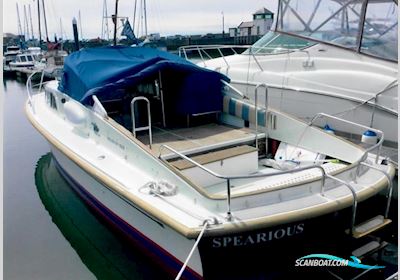 Fairey Spearfish Mkiii Motorboten 1989, met 2 x Sabre 225Hp Diesel motor, United Kingdom