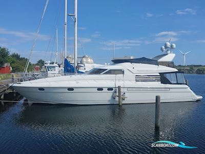 Fairline Squadron 59 Motorboten 1998, met Caterpillar
 motor, Denemarken