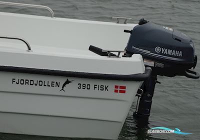 Fjordjollen 390 Fisk Med 4HK Motorboten 2024, met Yamaha F4 motor, Denemarken