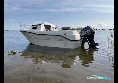 Fjordjollen 450 Cabin Motorboten 2023, met Yamaha F40Fetl motor, Denemarken