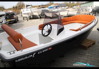 Fjordjollen 470 Sport Motorboten 2023, met Yamaha F30Betl motor, Denemarken