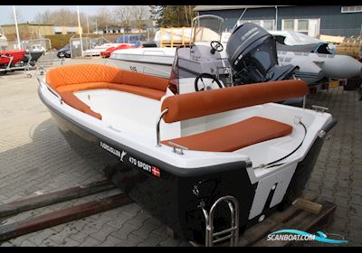 Fjordjollen 470 Sport Motorboten 2023, met Yamaha F30BETL motor, Denemarken