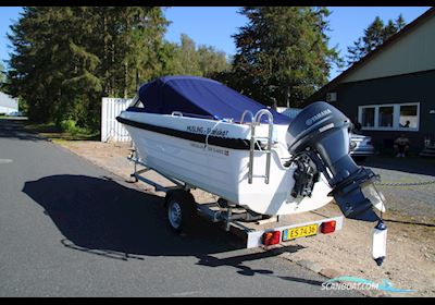 Fjordjollen 500 Classic Motorboten 2022, met Yamaha F40FETL motor, Denemarken