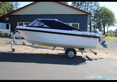 Fjordjollen 500 Classic Motorboten 2022, met Yamaha F40Fetl motor, Denemarken