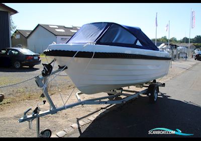 Fjordjollen 500 Classic Motorboten 2022, met Yamaha F40FETL motor, Denemarken