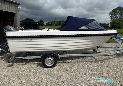 Fjordjollen 500 Classic Motorboten 2023, met Yamaha F40FETL motor, Denemarken
