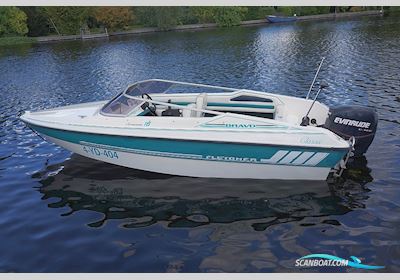 Fletcher Bravo 16 Arrowsport Motorboten 1993, met Evinrude motor, The Netherlands