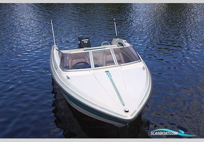 Fletcher Bravo 16 Arrowsport Motorboten 1993, met Evinrude motor, The Netherlands