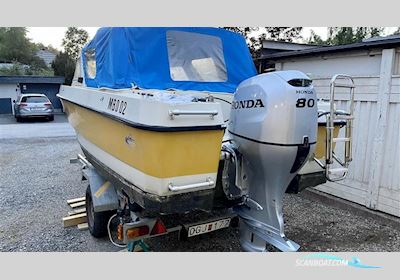 Flipper 575 HT Motorboten 1979, met Honda motor, Sweden