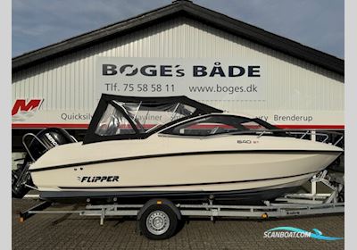 Flipper 640 ST Med F150 Mercury-Efi 4 Takt 3,0L og 1800 kg Bådtrailer - Anvisningssalg Motorboten 2014, met Mercury motor, Denemarken