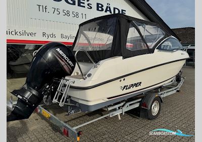 Flipper 640 ST Med F150 Mercury-Efi 4 Takt 3,0L og 1800 kg Bådtrailer - Anvisningssalg Motorboten 2014, met Mercury motor, Denemarken