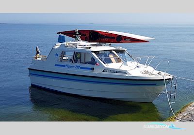 Flipper 760 Motorboten 1988, met Volvo Penta motor, Sweden