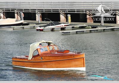 Fröbergs Fröberg Mahagonie Oldtimer Motorboten 1926, met Volvo Penta motor, Duitsland
