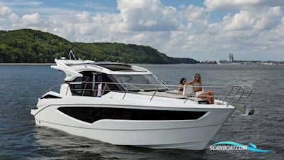 Galeon 370 HTC Motorboten 2024, met 2 x Mercury Mercruiser 4.5 MPI DTS motor, Denemarken