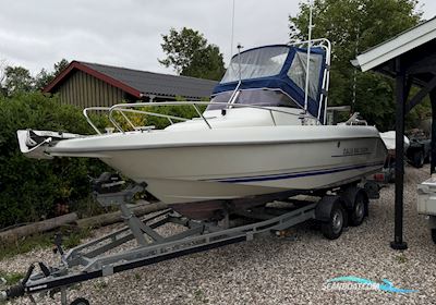 Galeon 660 WA Motorboten 2000, met Honda BF130A motor, Denemarken