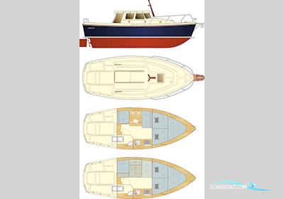 Haber 660M Motorboten 2006, met Vetus Diesel motor, The Netherlands