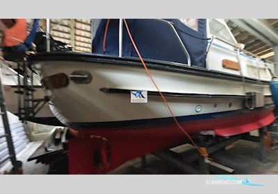 Hatecke Motorboot Motorboten 1978, met Mercedes OM 636 motor, Duitsland