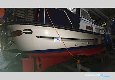 Hatecke Motorboot Motorboten 1978, met Mercedes OM 636 motor, Duitsland