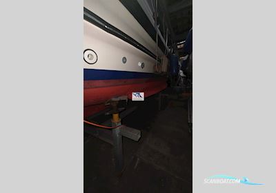 Hatecke Motorboot Motorboten 1978, met Mercedes OM 636 motor, Duitsland