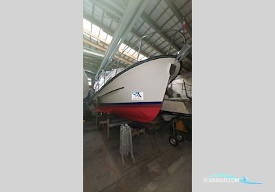 Hatecke Motorboot Motorboten 1978, met Mercedes OM 636 motor, Duitsland