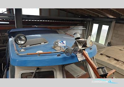 Hatecke Motorboot Motorboten 1978, met Mercedes OM 636 motor, Duitsland