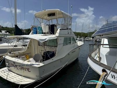 Hatteras 37 Convertible Motorboten 1979, met Detroit Diesel motor, USA
