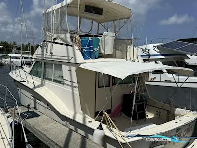 Hatteras 37 Convertible Motorboten 1979, met Detroit Diesel motor, USA