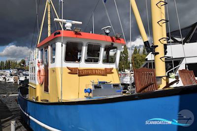 Ijsselmeerkotter 15 Motorboten 1960, met Scania-Vabis motor, The Netherlands